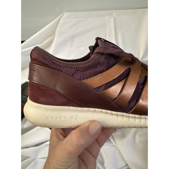 Cole Haan Shoes Women 10B 2.0 StudioGrand Purple Floral Trainer Sneaker W04208 - Picture 14 of 16